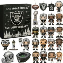 Las Vegas Raiders 65th Anniversary Christmas Limited Edition Advent Calendar 2025