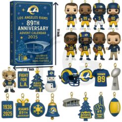 Los Angeles Rams 89TH ANNIVERSARY Christmas Limited Edition Advent Calendar 2025 3 1