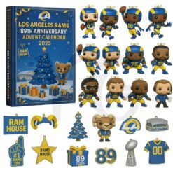 Los Angeles Rams 89TH ANNIVERSARY Christmas Limited Edition Advent Calendar 2025 5 1
