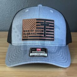 Man Of God Cross Christian Richardson 112 Trucker Hat