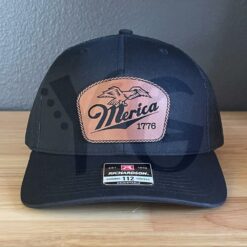 Merica 1776 Eagle Patriotic Richardson 112 Trucker Hat