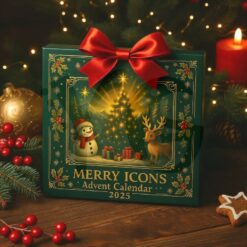 Merry Christmas Icons Advent Calendar 2025