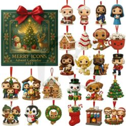 Merry Christmas Icons Advent Calendar 2025