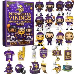 Minnesota Vikings 65TH ANNIVERSARY Christmas Limited Edition Advent Calendar 2025