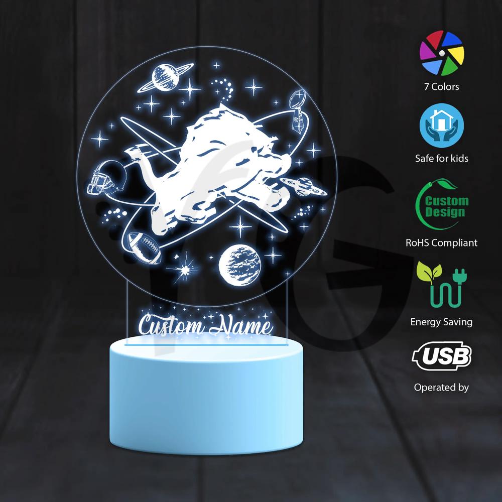 NFL Christmas 3D Led Light Gift For Fans NFL Christmas 3D Led Light Gift For Fans