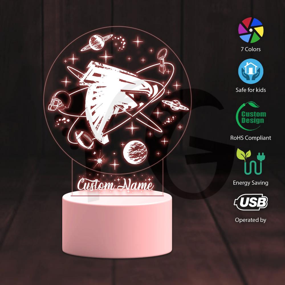 NFL Christmas 3D Led Light Gift For Fans NFL Christmas 3D Led Light Gift For Fans