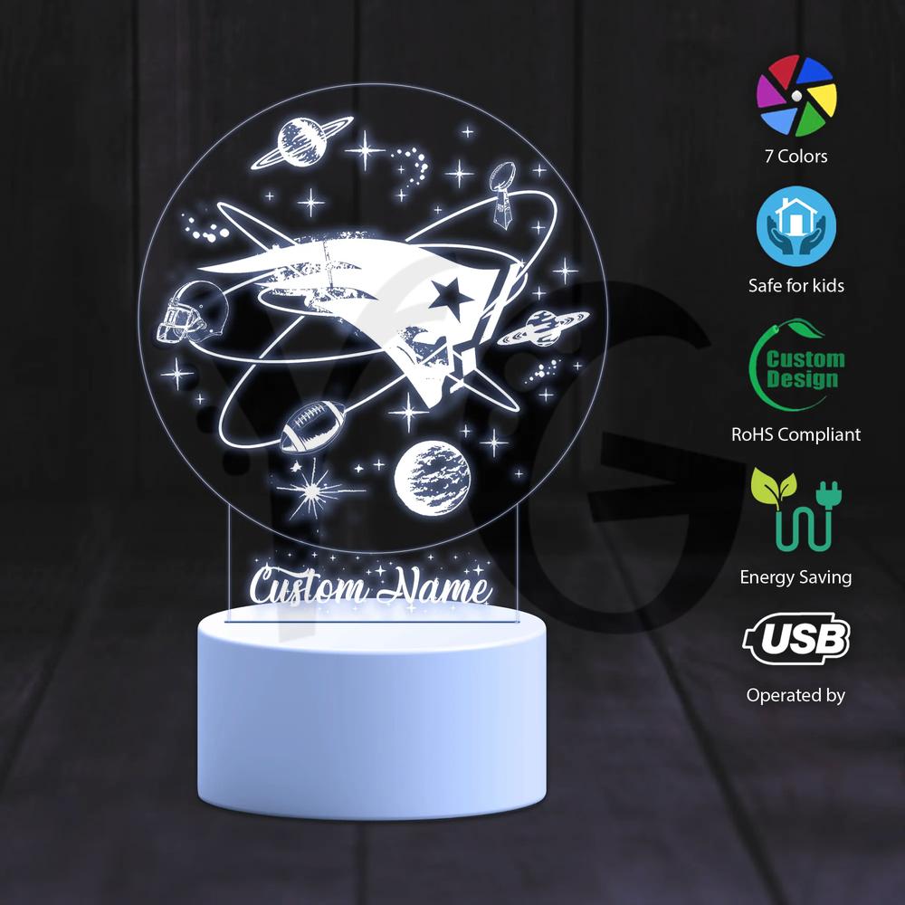 NFL Christmas 3D Led Light Gift For Fans NFL Christmas 3D Led Light Gift For Fans