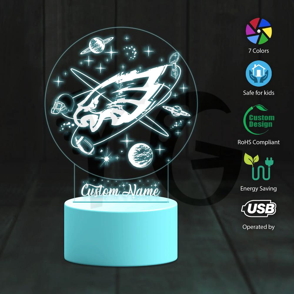 NFL Christmas 3D Led Light Gift For Fans NFL Christmas 3D Led Light Gift For Fans