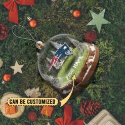New England Patriots Custom Snow Globe Limited Edition Christmas Ornament