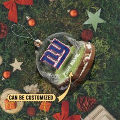 New York Giants Custom Snow Globe Limited Edition Christmas Ornament