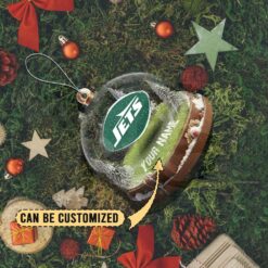 New York Jets Custom Snow Globe Limited Edition Christmas Ornament