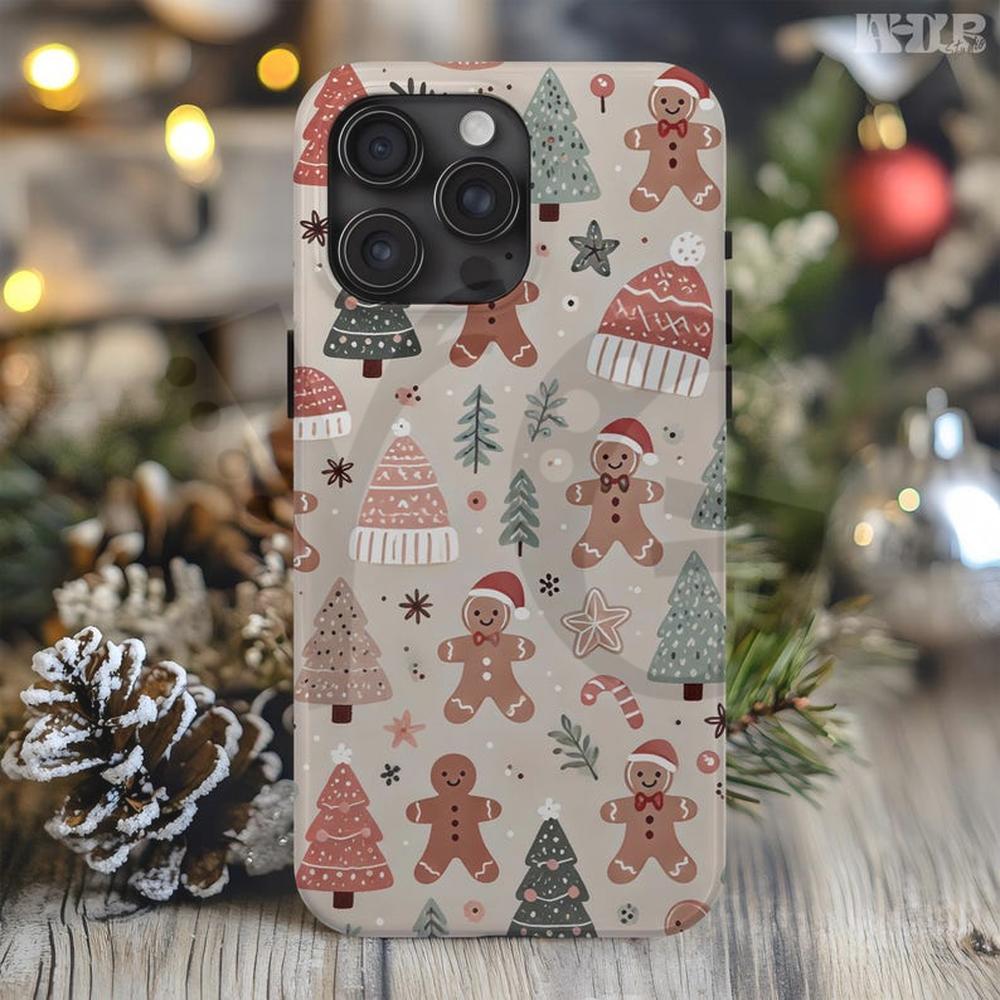 Pastel Gingerbread Christmas Hat Phone Case Pastel Gingerbread Christmas Hat Phone Case