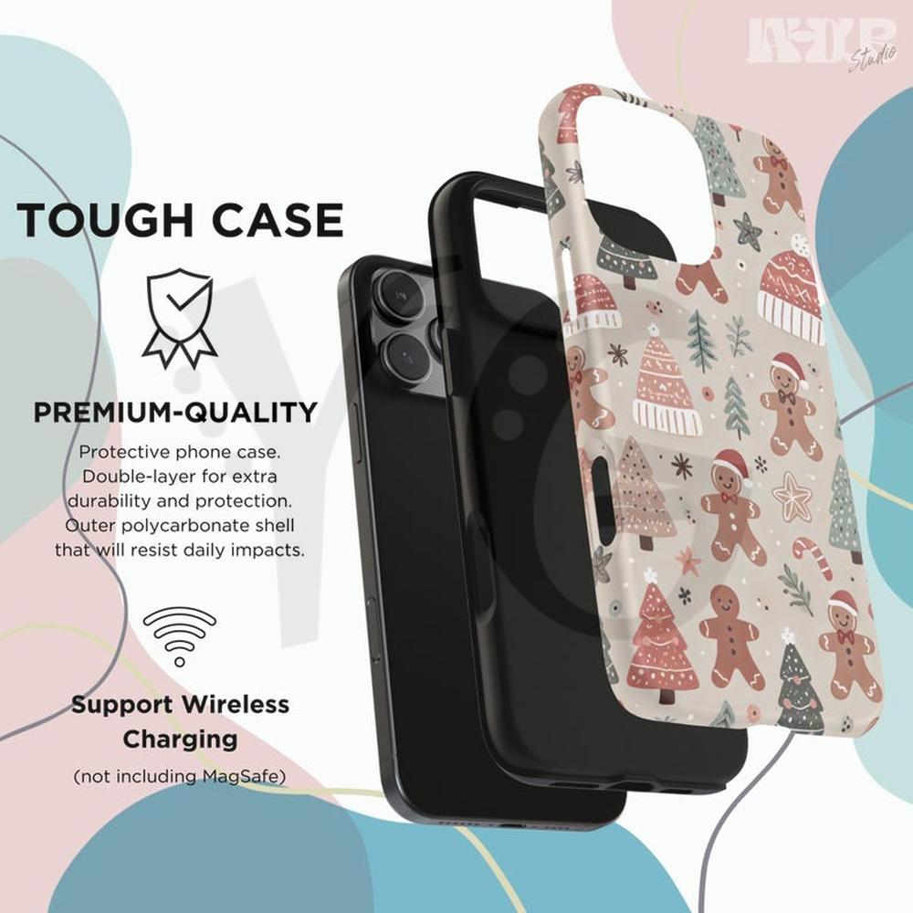 Pastel Gingerbread Christmas Hat Phone Case Pastel Gingerbread Christmas Hat Phone Case