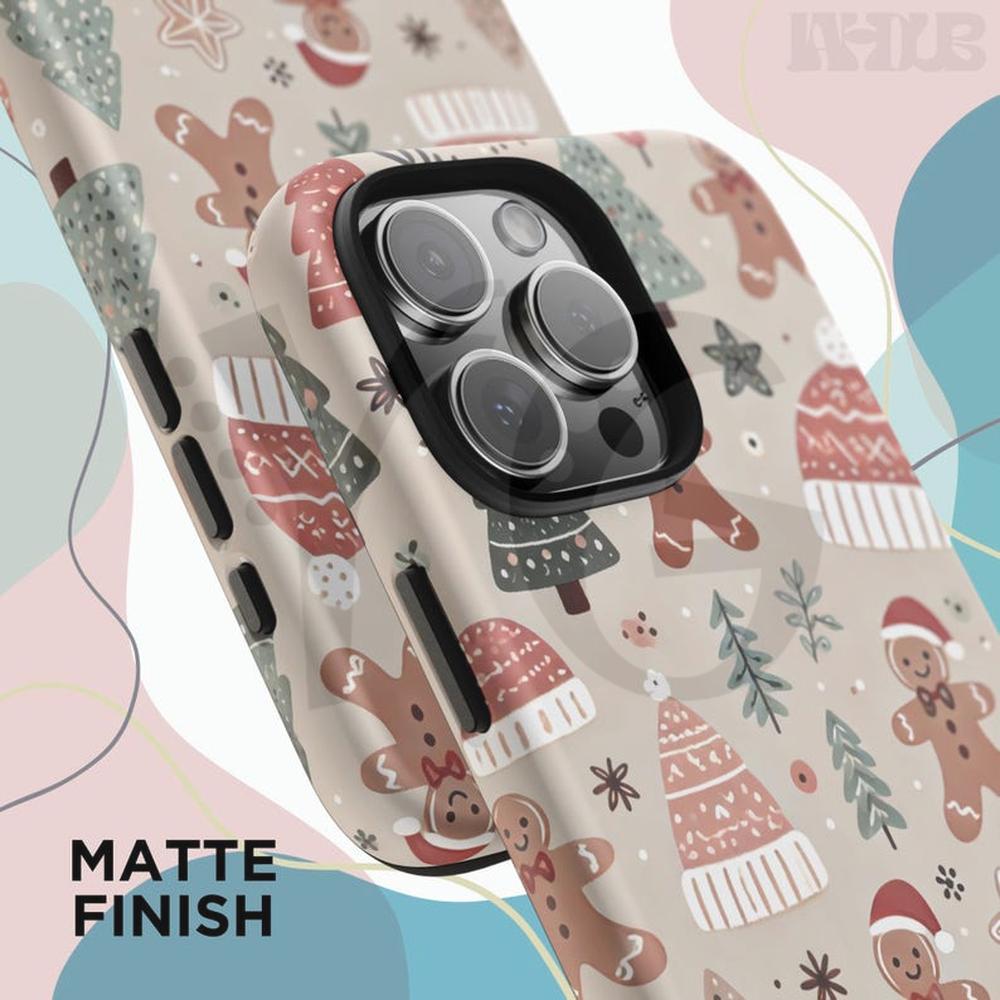 Pastel Gingerbread Christmas Hat Phone Case Pastel Gingerbread Christmas Hat Phone Case