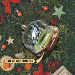 Philadelphia Eagles Custom Snow Globe Limited Edition Christmas Ornament