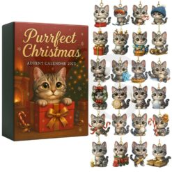 Purrfect Christmas Advent Calendar 2025 Gift For Cat Lovers