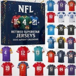 Retired Superstar NFL Jersey Limited Edition Advent Calendar