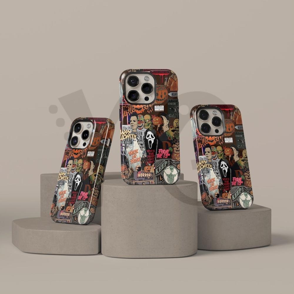 Retro Horror Movie Halloween Phone Case Retro Horror Movie Halloween Phone Case