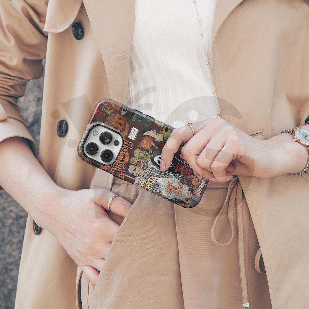Retro Horror Movie Halloween Phone Case Retro Horror Movie Halloween Phone Case