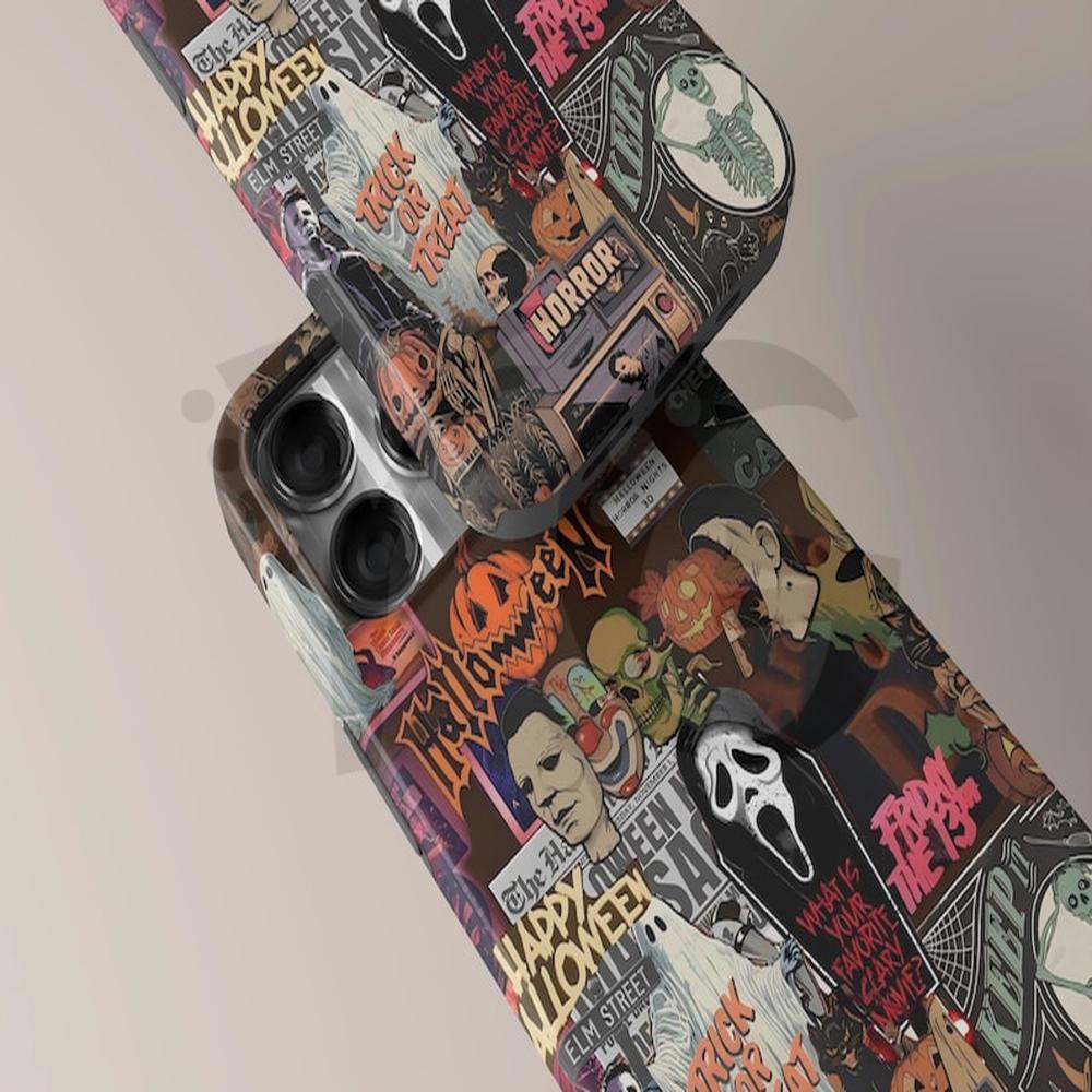 Retro Horror Movie Halloween Phone Case Retro Horror Movie Halloween Phone Case