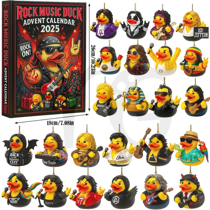 Rock Music Duck Advent Calendar 2025 Rock Music Duck Advent Calendar 2025