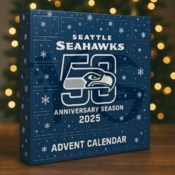 Seattle Seahawks 50TH ANNIVERSARY Christmas Limited Edition Advent Calendar 2025