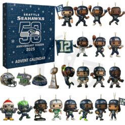 Seattle Seahawks 50TH ANNIVERSARY Christmas Limited Edition Advent Calendar 2025 3