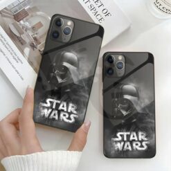 Star Wars Darth Vader Black And White Phone Case 4