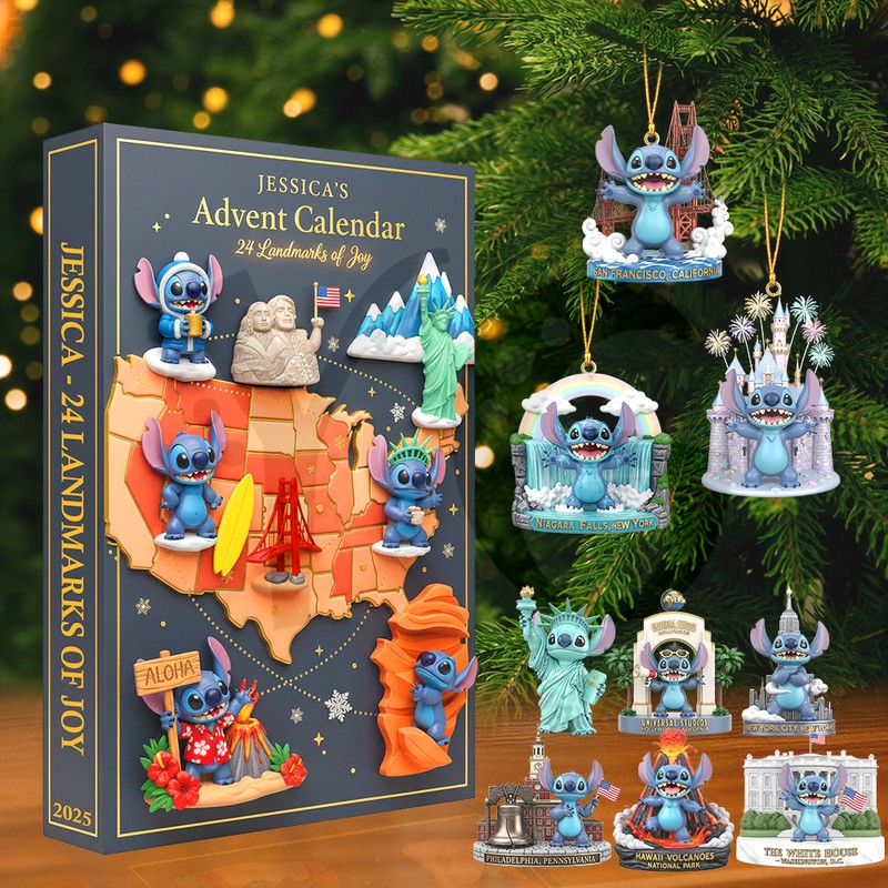 Stitch 24 Landmarks Of Joy Advent Calendar Stitch 24 Landmarks Of Joy Advent Calendar