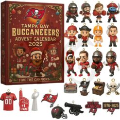 Tampa Bay Buccaneers 49TH ANNIVERSARY Christmas Limited Edition Advent Calendar 2025 4