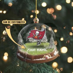 Tampa Bay Buccaneers Custom Snow Globe Limited Edition Christmas Ornament 4