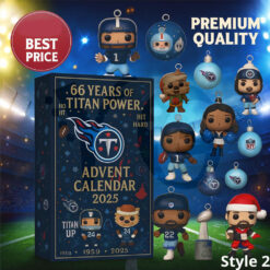 Tennessee Titans 66TH ANNIVERSARY Christmas Limited Edition Advent Calendar 2025 6