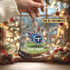 Tennessee Titans Custom Snow Globe Limited Edition Christmas Ornament