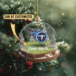 Tennessee Titans Custom Snow Globe Limited Edition Christmas Ornament