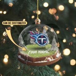 Tennessee Titans Custom Snow Globe Limited Edition Christmas Ornament 3