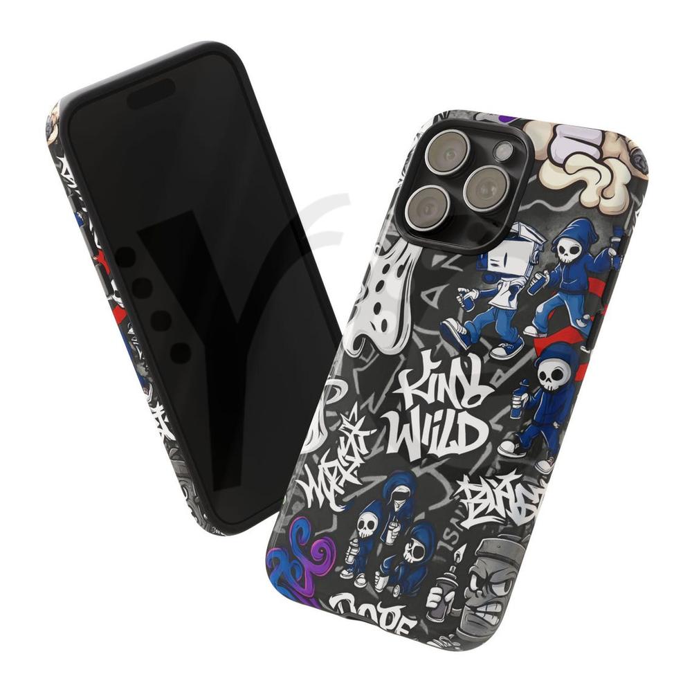 Urban Graffiti Street Art King Wild Skull Phone Case Urban Graffiti Street Art King Wild Skull Phone Case