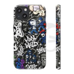 Urban Graffiti Street Art King Wild Skull Phone Case 3