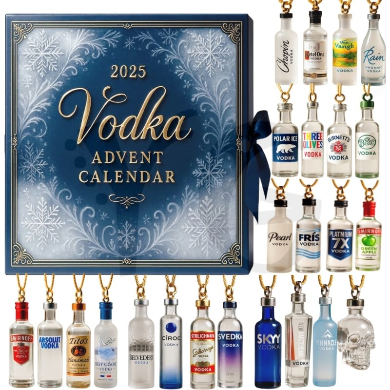 Vodka Bottle 2025 Christmas Advent Calendar Vodka Bottle 2025 Christmas Advent Calendar