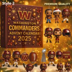Washington Commanders 93RD ANNIVERSARY Christmas Limited Edition Advent Calendar 2025 4