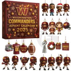Washington Commanders 93RD ANNIVERSARY Christmas Limited Edition Advent Calendar 2025 5