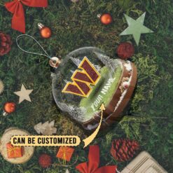 Washington Commanders Custom Snow Globe Limited Edition Christmas Ornament