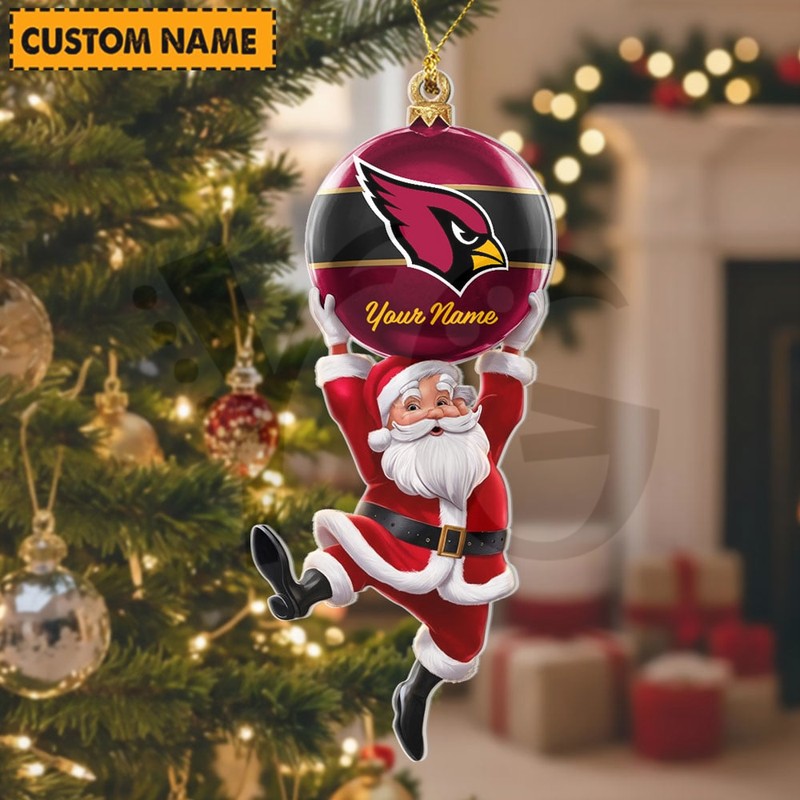Arizona Cardinals NFL Personalized Christmas Limited Acrylic Ornament Arizona Cardinals NFL Personalized Christmas Limited Acrylic Ornament