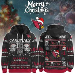 Arizona Cardinals Star Wars x Merry Christmas 2025 Limited Hoodie