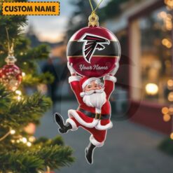 Atlanta Falcons NFL Personalized Christmas Gift Limited Acrylic Ornament 3