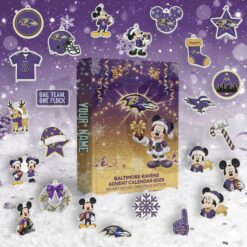 Baltimore Ravens x Mickey Personalized Advent Calendar