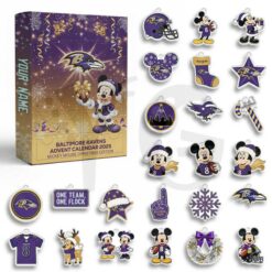 Baltimore Ravens x Mickey Personalized Advent Calendar