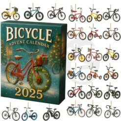 Bicycle Themed 2025 Christmas Advent Calendar