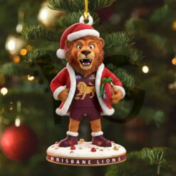 Brisbane Lions Mascot Special Edition Christmas Ornament