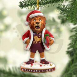 Brisbane Lions Mascot Special Edition Christmas Ornament 3