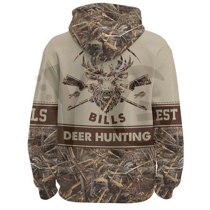 Buffalo Bills Deer Hunting Personalized Hoodie Buffalo Bills Deer Hunting Personalized Hoodie